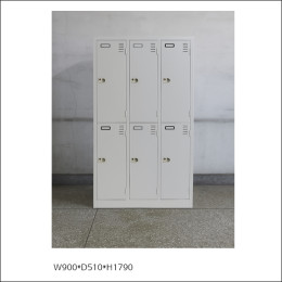 철제 옷장 6인용/연 그레이…